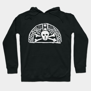 Death's Head Skull Gravestone Rubbing 01 Hoodie